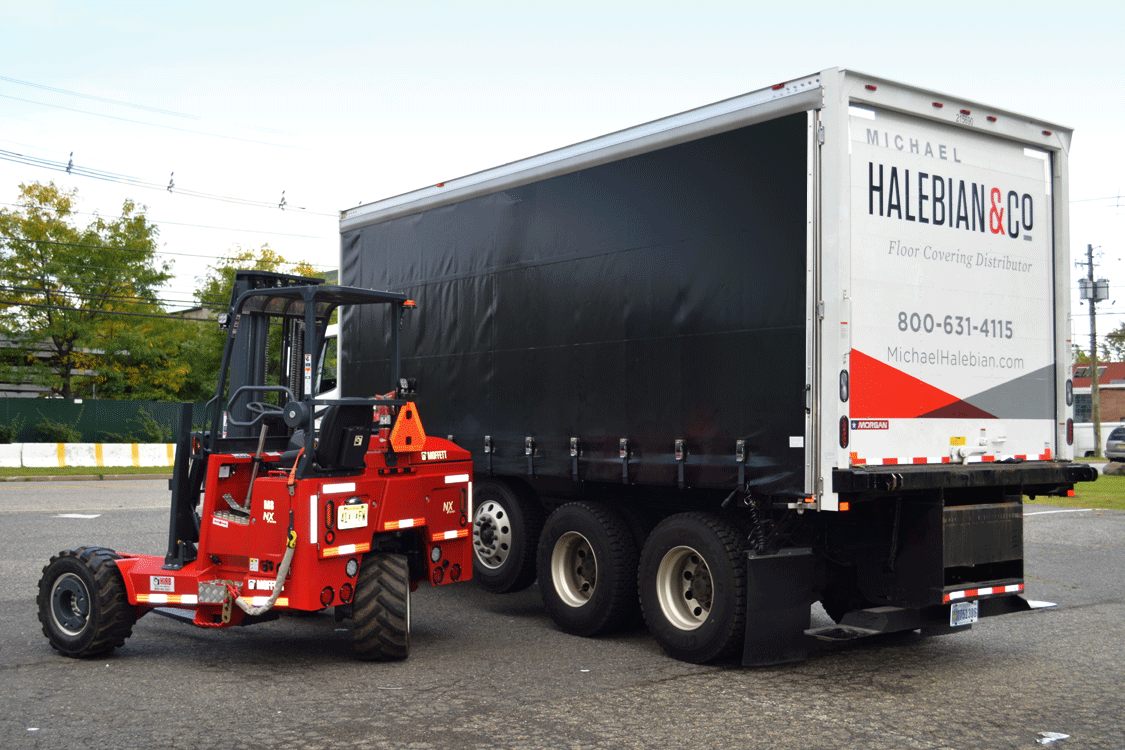 Truck Mounted Forklift Adds Speed And Convenience To Deliveries Michael Halebian Co